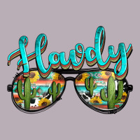 Western Howdy Police Sunglasses Vintage Tee | Teevron