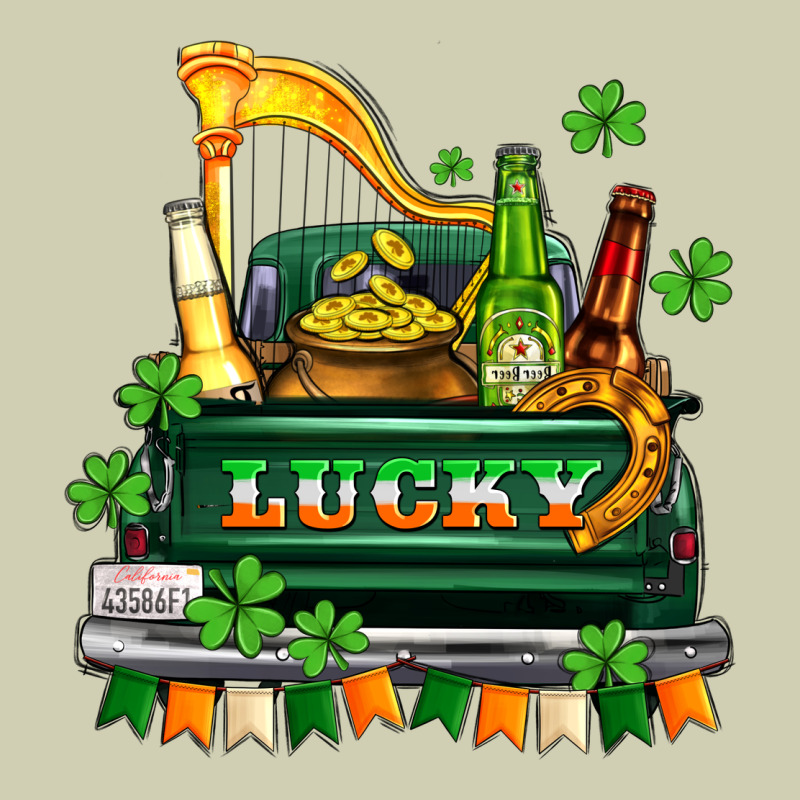Lucky Truck With Flags And Beers Heavy Core Tee by AdoDesignShop | Teevron