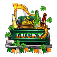 lucky truck with flags and beers | Teevron