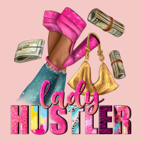 Lady Hustler Afro High Heels Urban Heavy Tee | Teevron