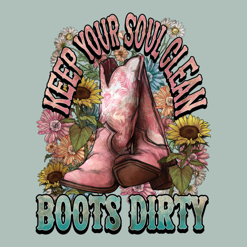 Keep Your Soul Clean Boots Dirty Cowboy Western Heavyweight Hoodie by HowdyJamesFarm | Teevron