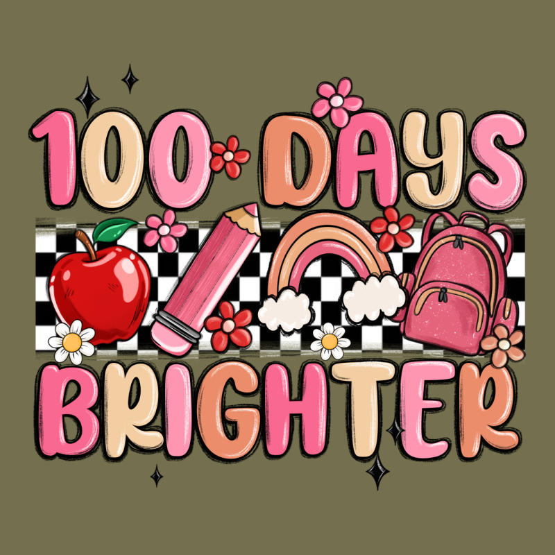 100 Days Brighter Vintage Hoodie by MaliasSmallBusiness | Teevron