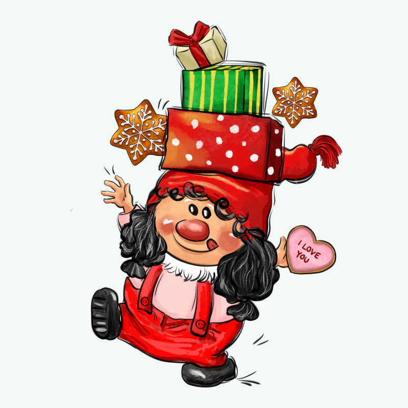 Cute Christmas Girl Gnome Premium Hoodie by CowGirlArtShop | Teevron
