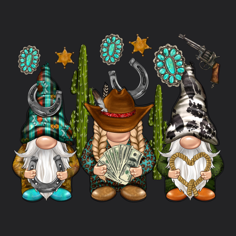 Western Gnomies Vintage Tee by NancyCooperArtShop | Teevron