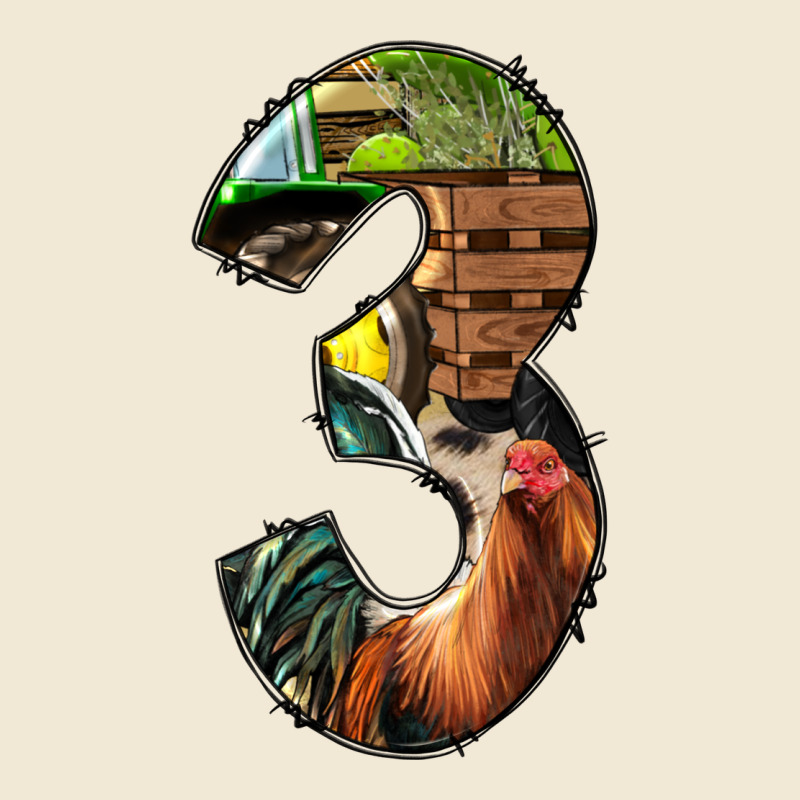 Farm Life Alphabet Numbers 3 Premium Tee by BundleAndBundleShop | Teevron