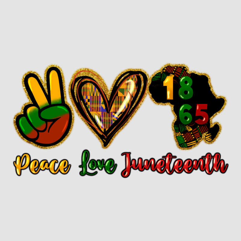 Peace Love Juneteenth Premium Sweatshirt by HowdyJamesFarm | Teevron