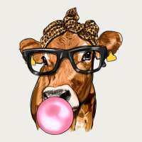 Cow Lick With Leopard Bandana Zipper Hoodie | Teevron