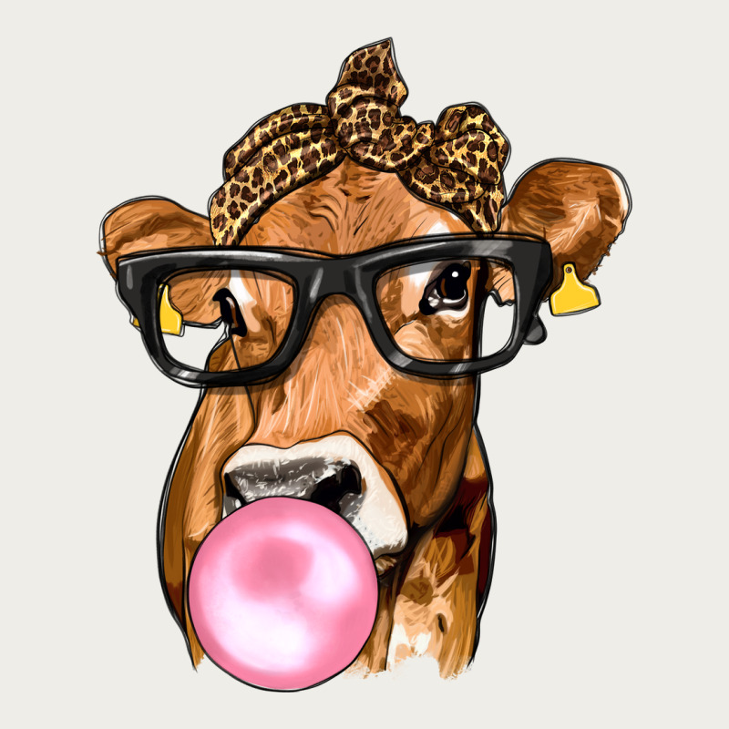 Cow Lick With Leopard Bandana Zipper Hoodie by texasbilliewilder | Teevron