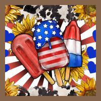 Patriotic Popsicles And Sunflowers Premium Tee | Teevron