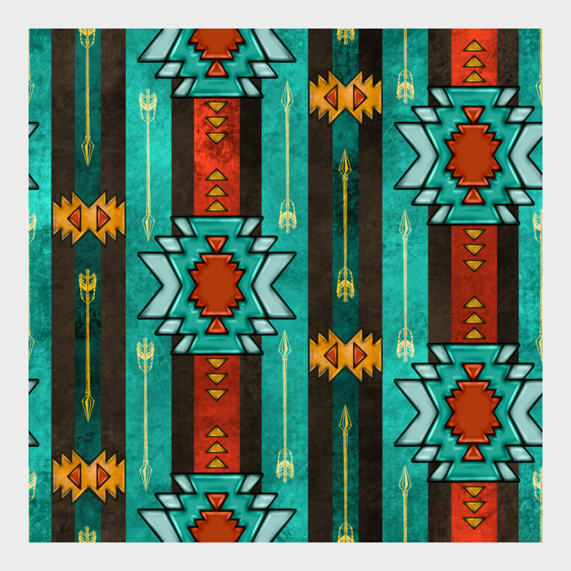Native American Aztec Seamless Pattern 5 Urban Hoodie by BundleAndBundleShop | Teevron