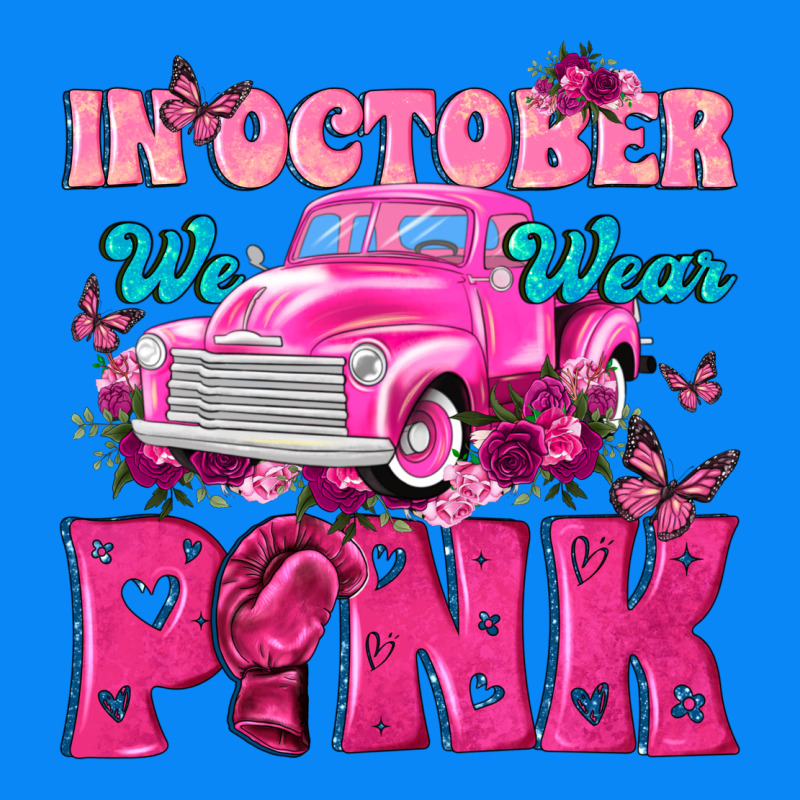 In October We Wear Pink Truck Zipper Hoodie by texasbilliewilder | Teevron