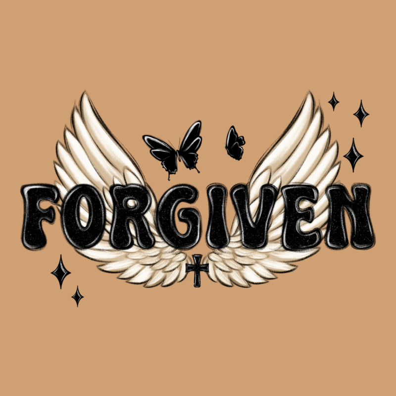 Forgiven Christian Angel Wings Vintage Tee by MaliasSmallBusiness | Teevron