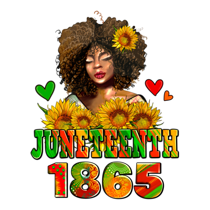 Afro Woman Juneteenth 1865 Ladies Tee by AdoDesignShop | Teevron