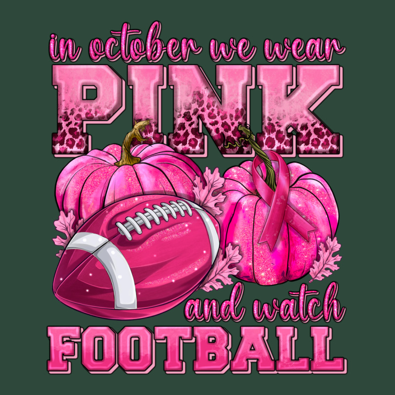 In October We Wear Pink Watch Football Zipper Hoodie by texasbilliewilder | Teevron