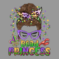 Bead Princess Messy Bun Mardi Gras Vintage Hoodie | Teevron