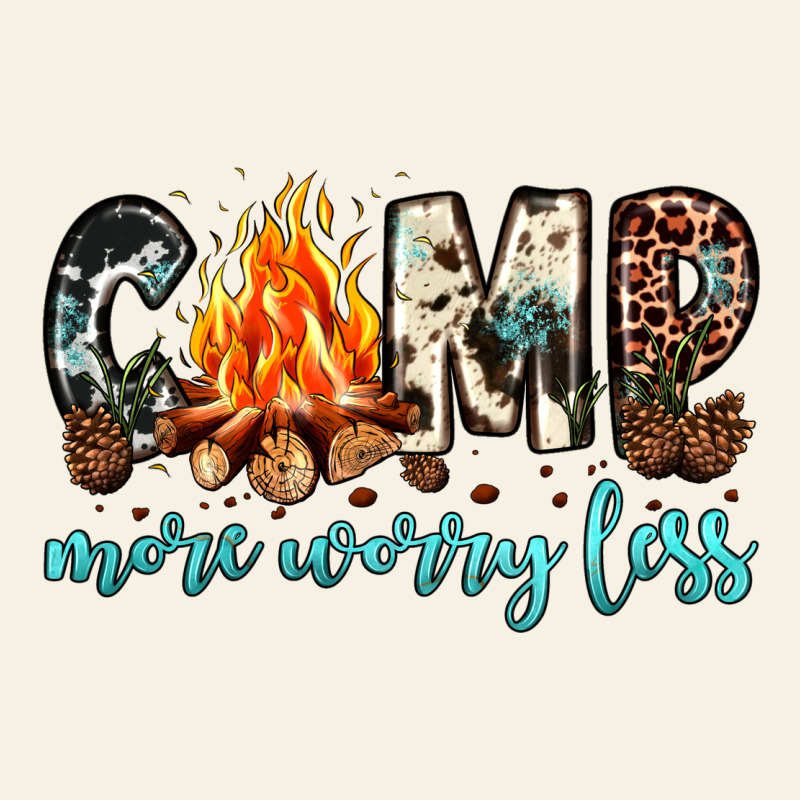 Camp More Worry Less Vintage Tee by JahusDesignShop | Teevron