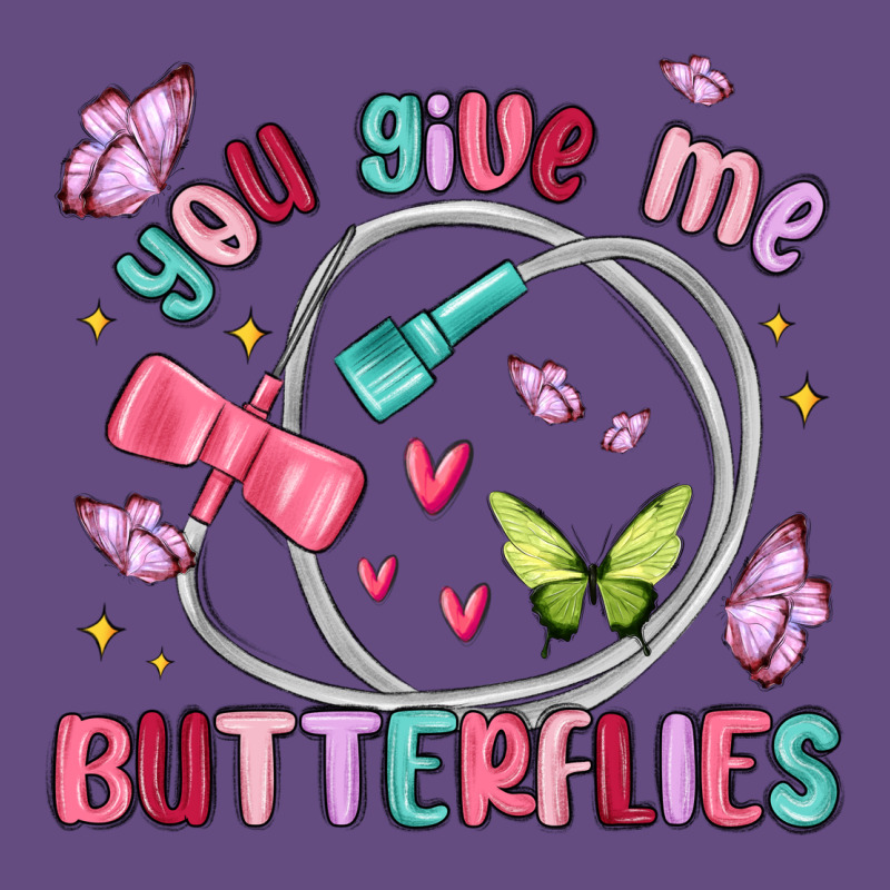 You Give Me Butterflies Vintage Hoodie by MaliasSmallBusiness | Teevron