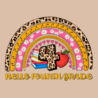 Back To School Rainbow Hello Fourth Grade Urban Heavy Tee | Teevron