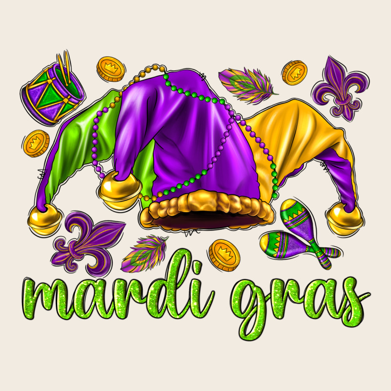 Mardi Gras With Jester Hat Premium Sweatshirt by HowdyJamesFarm | Teevron