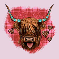 Highland Cow Valentines Ladies Tee | Teevron