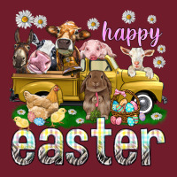 Happy Easter Truck With Farm Animals Zipper Hoodie | Teevron