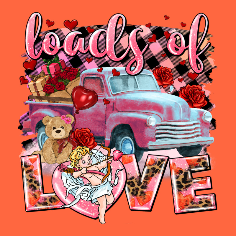 Loads Of Love Valentine's Day Truck Premium Hoodie by HowdyJamesFarm | Teevron