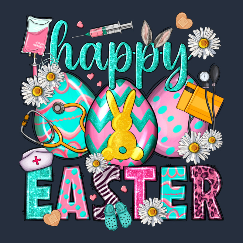 Happy Easter Eggs Nurse Zipper Hoodie by NancyCooperArtShop | Teevron
