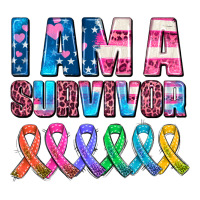 I Am A Survivor With All Cancer Ribbons Premium Tee | Teevron