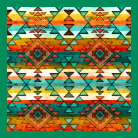Native American Aztec Seamless Pattern 1 Urban Hoodie | Teevron