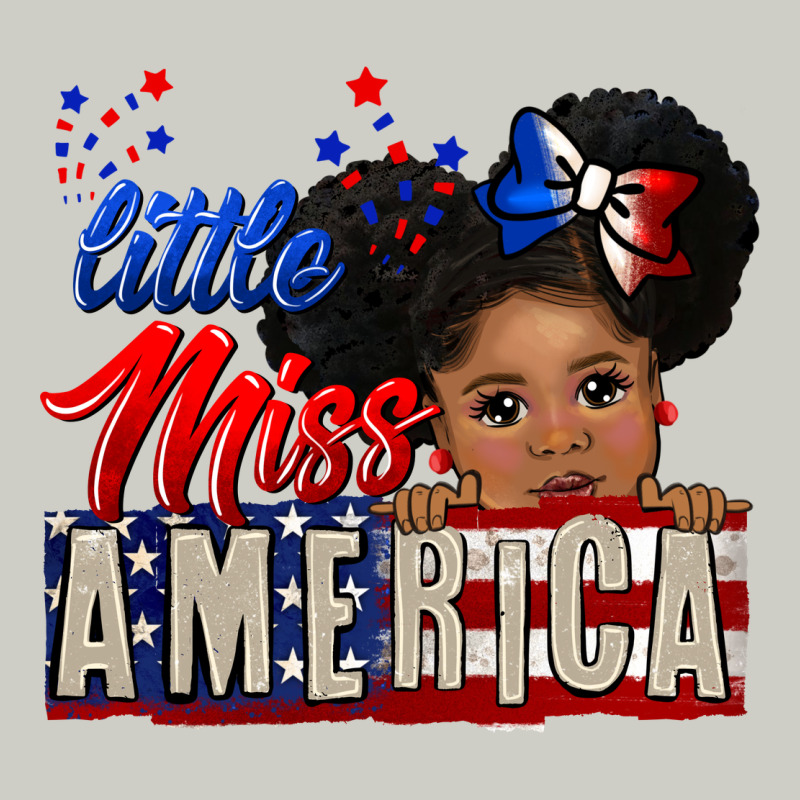 Little Miss America Black Girl Peekaboo Heavyweight Hoodie by CowGirlArtShop | Teevron
