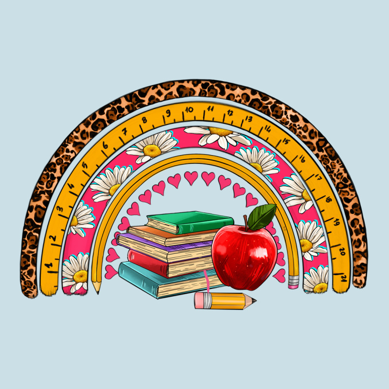 Back To School Rainbow Ladies Tee by AdoDesignShop | Teevron