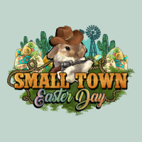 Small Town Easter Day Zipper Hoodie | Teevron