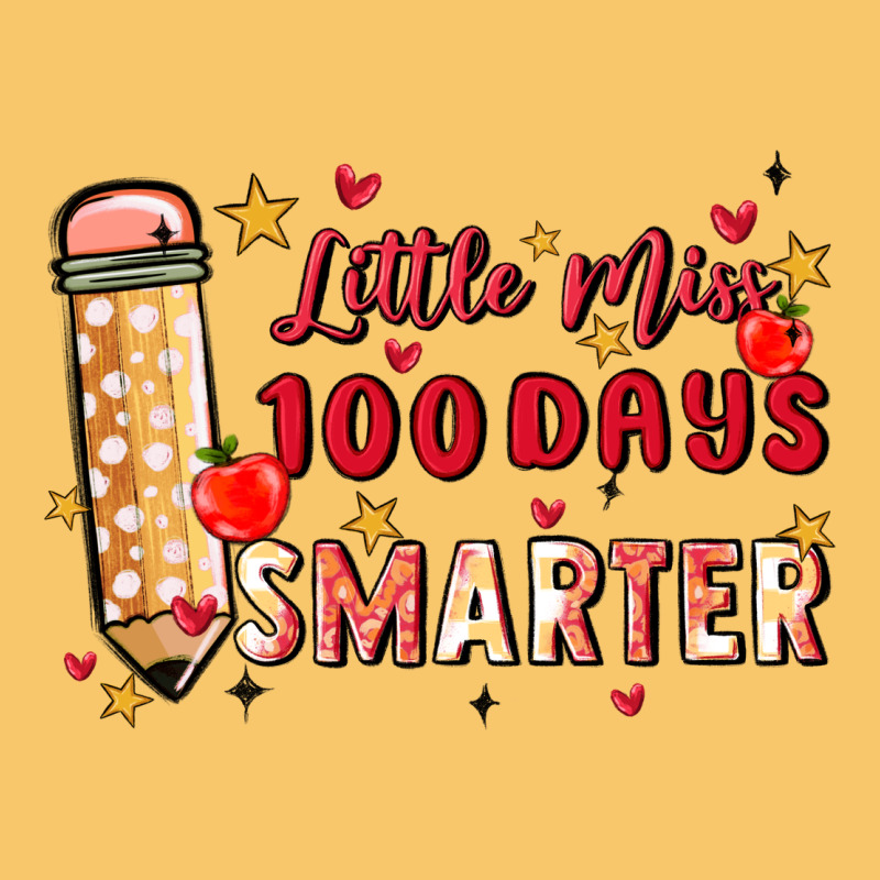 Little Miss 100 Days Smarter Vintage Hoodie by MaliasSmallBusiness | Teevron
