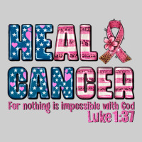 Heal Cancer With Cancer Ribbon Premium Tee | Teevron