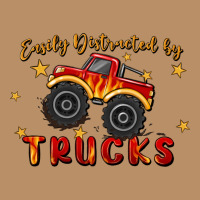 Easily Distracted By Trucks Vintage Hoodie | Teevron