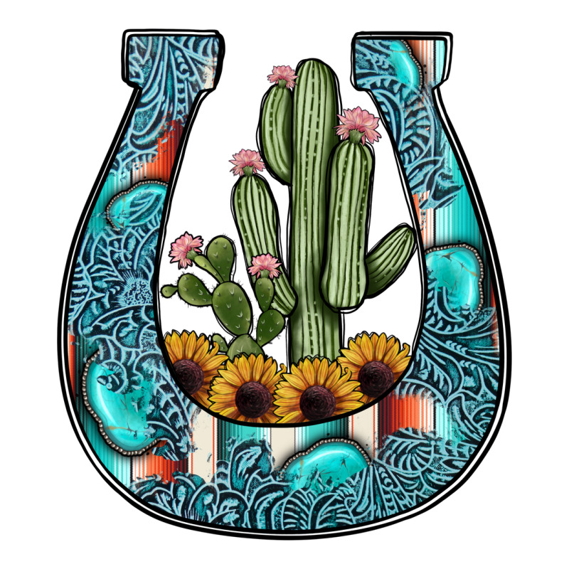 Cactus Horseshoe Premium Tee by JahusDesignShop | Teevron