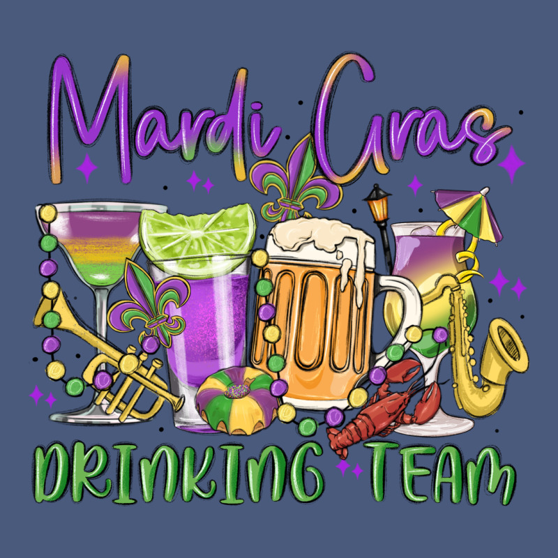 Mardi Gras Drinking Team Vintage Hoodie by MaliasSmallBusiness | Teevron