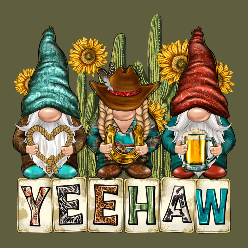 Yeehaw With Gnomies Vintage Tee by NancyCooperArtShop | Teevron