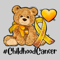 Childhood Cancer And Cancer Ribbon Premium Tee | Teevron