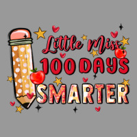Little Miss 100 Days Smarter Vintage Hoodie | Teevron