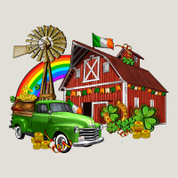 Barn St Patricks With Truck And Shamrocks Heavy Core Tee | Teevron