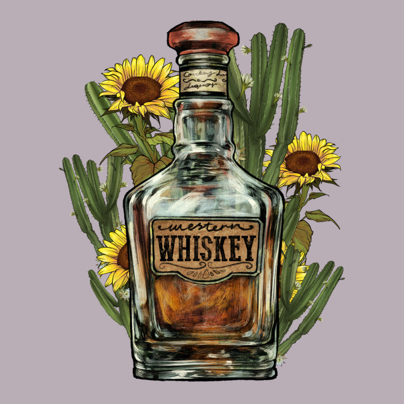 Western Whiskey Bottle Vintage Tee by NancyCooperArtShop | Teevron