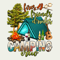 Fires Friends Drinks Camping Crew Urban Heavy Tee | Teevron