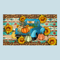 Fall Truck Sunflowers Ladies Tee | Teevron