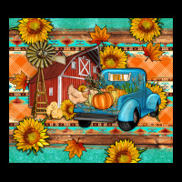 Farm Life Fall Barn And Truck Ladies Tee | Teevron