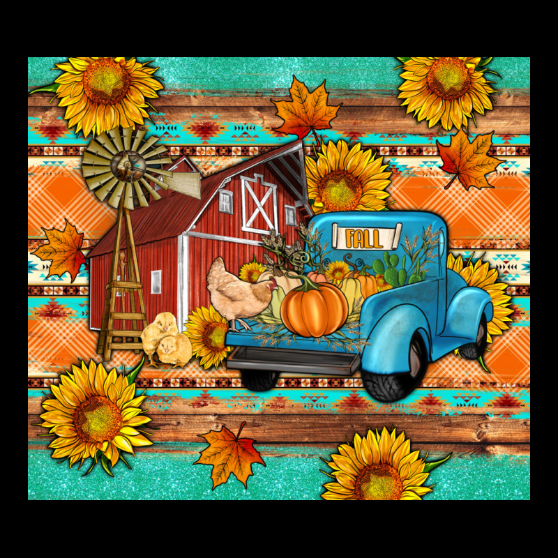 Farm Life Fall Barn And Truck Ladies Tee by Artiststas | Teevron