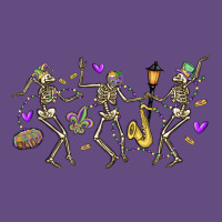 Dancing Skeletons Mardi Gras Vintage Hoodie | Teevron