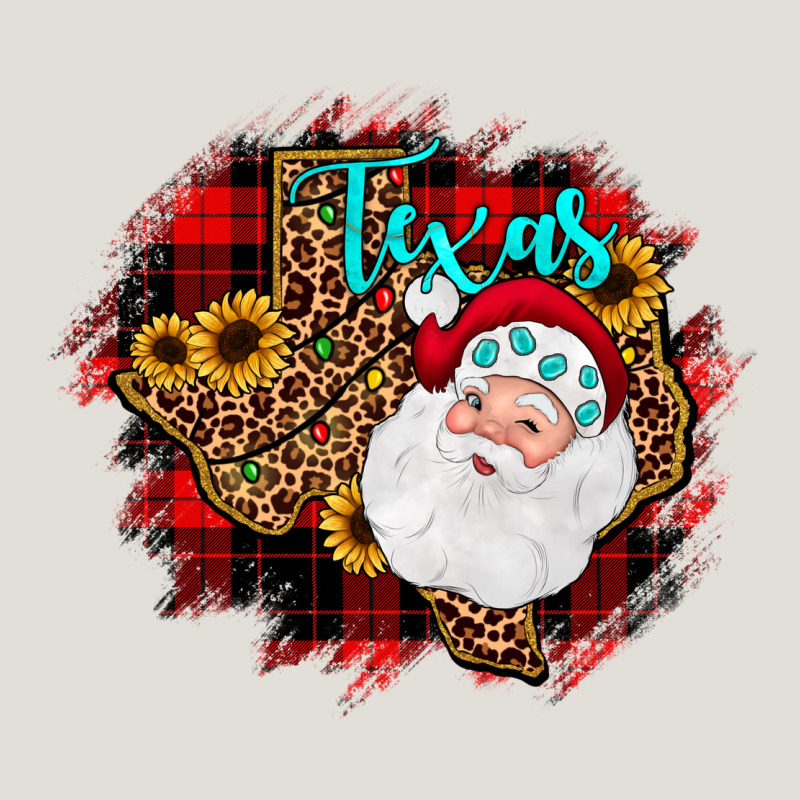 Texas Santa Wood Slice Ornament Heavy Core Tee by JahusDesignShop | Teevron