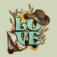 Love Boots Hat Western Cowboy Heavyweight Hoodie | Teevron