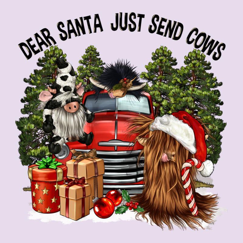 Dear Santa Just Send Cows Premium Hoodie by CowGirlArtShop | Teevron